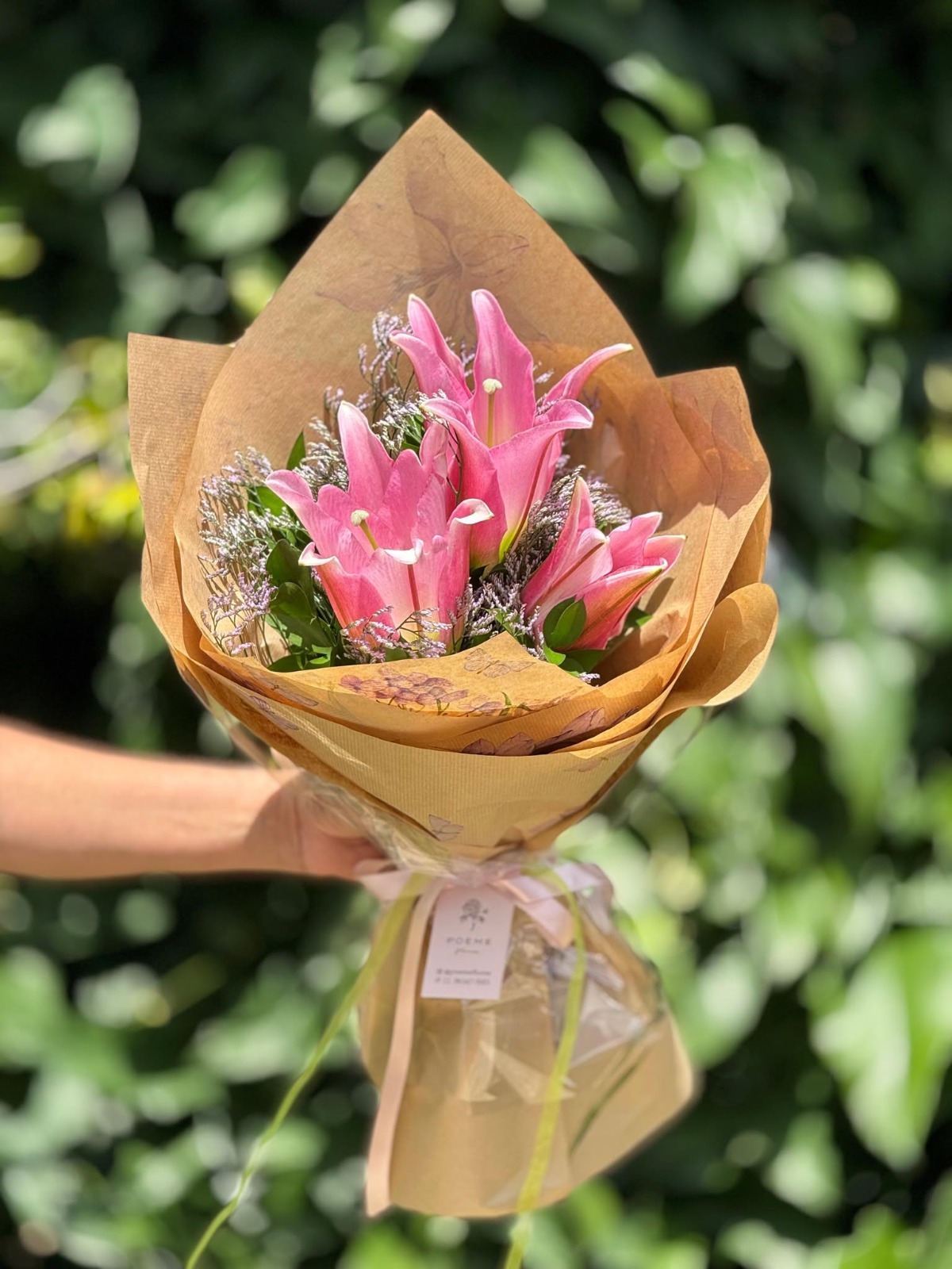 Buquê Lilly Rose — Poeme Flores, floricultura em Jundiaí